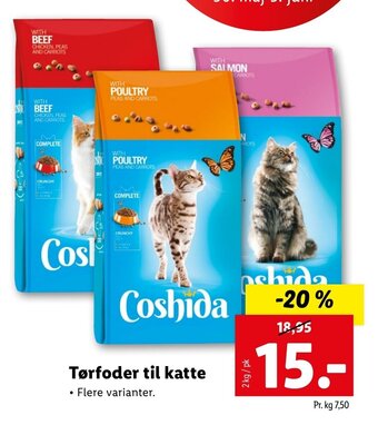 Lidl Tørfoder Til Katte 2kg tilbud