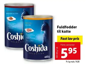 Lidl Fuldfodder Til Katte 400-405g tilbud