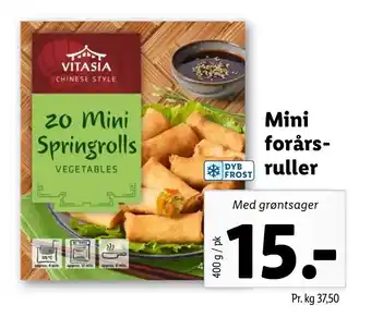Lidl Mini Forårsruller 400g tilbud