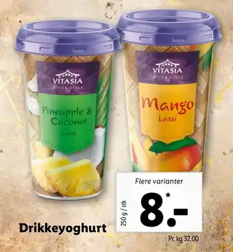 Lidl Drikkeyoghurt 250g tilbud