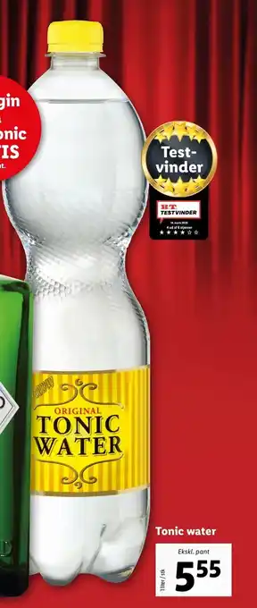 Lidl Tonic Water 1L tilbud