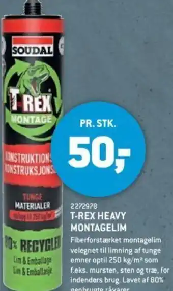 T-Rex Heavy Montagelim 2272978