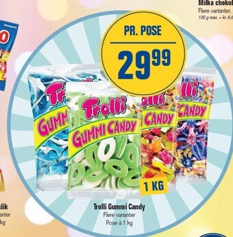 Otto Duborg Trolli gummi candy tilbud