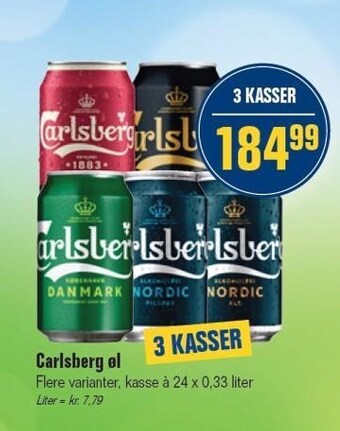 Otto Duborg Carlsberg øl tilbud