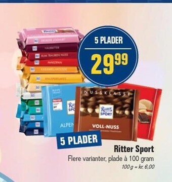Otto Duborg Ritter sport tilbud