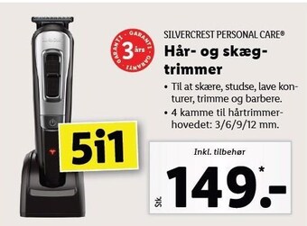 Lidl Hår- og skægtrimmer tilbud