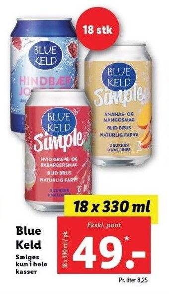 Lidl Blue Keld 18 x 330 ml tilbud