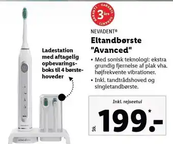 Eltandbørste "Avanced"