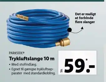 Lidl Trykluftslange 10 m tilbud