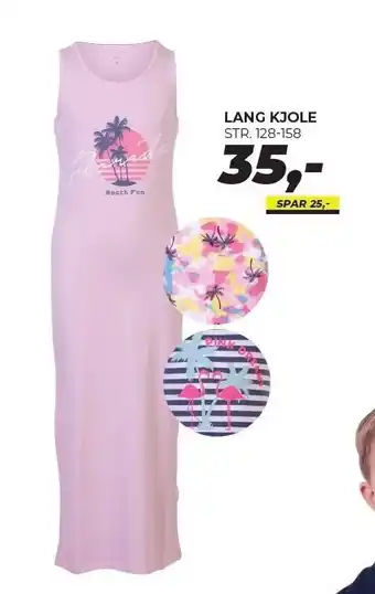 Dansk Outlet Lang kjole tilbud
