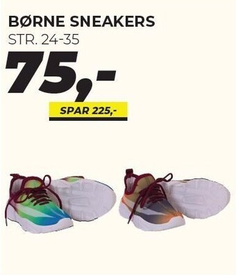 Dansk Outlet Børne sneakers tilbud