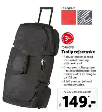 Lidl Trolly Rejsetaske tilbud