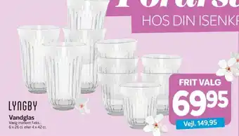Din Isenkræmmer Lyngby glas tilbud