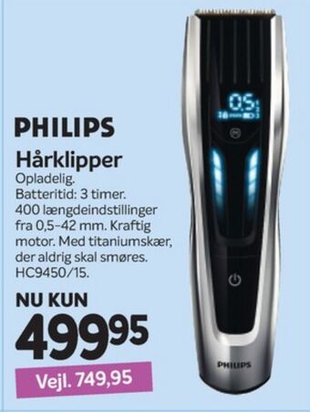 Din Isenkræmmer Philips hårklipper tilbud