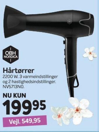 Din Isenkræmmer Obh nordica hårtørrer tilbud