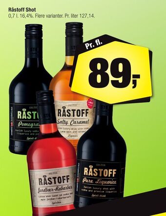 Calle Råstoff Shot tilbud