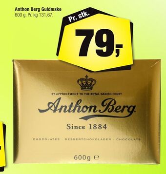 Calle Anthon Berg Guldæske tilbud