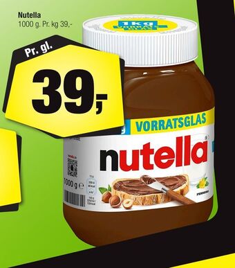 Calle Nutella tilbud