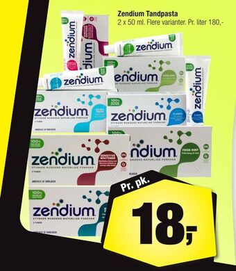 Calle Zendium Tandpasta tilbud