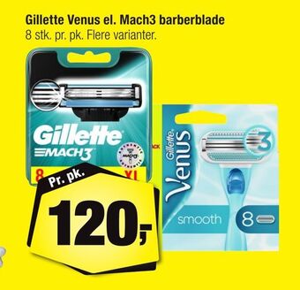 Calle Gillette Venus el. Mach3 barberblade tilbud