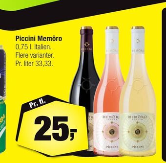 Calle Piccini Memŏro tilbud