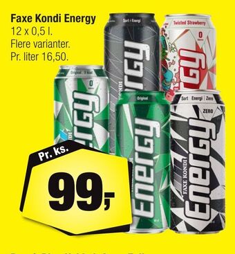Calle Faxe Kondi Energy tilbud