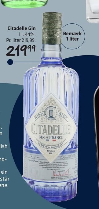 Fleggaard Citadelle Gin tilbud