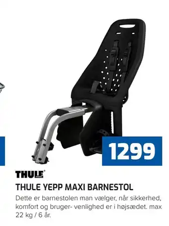 Cykelstyrken Thule yepp maxi barnestol tilbud