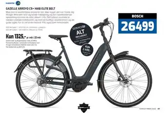 Cykelstyrken GAZELLE ARROYO C5+ HMB ELITE BELT tilbud