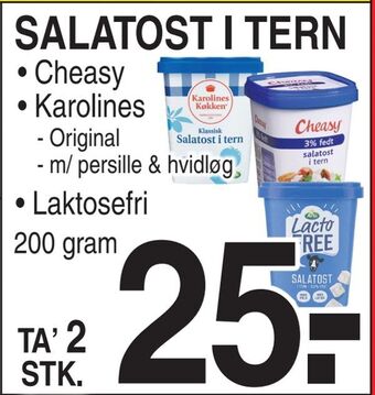 ABC Lavpris Salatost i tern tilbud