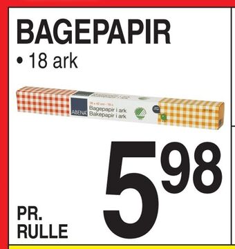 ABC Lavpris Bagepapir tilbud