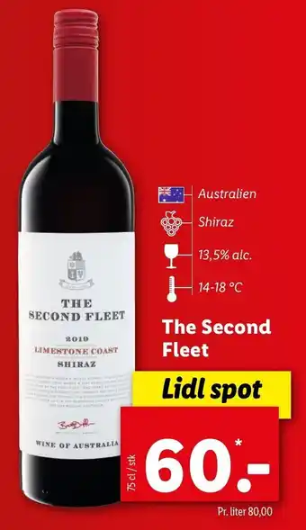 Lidl The Second Fleet 75cl tilbud