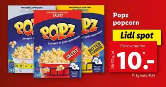 Popz Popcorn 240-270g