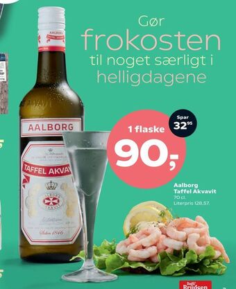 Dagli'Brugsen Aalborg Taffel Akvavit tilbud