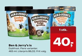 Kvickly Ben & Jerry's is tilbud