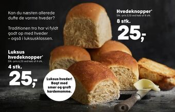 Kvickly Hvedeknopper tilbud