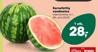 Kernefattig vandmelon