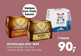 Kvickly Grimbergen eller 1664 tilbud