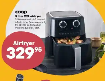 Kvickly 5 liter XXL airfryer tilbud