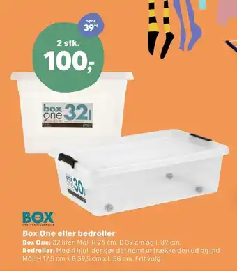 Kvickly Box One eller bedroller tilbud