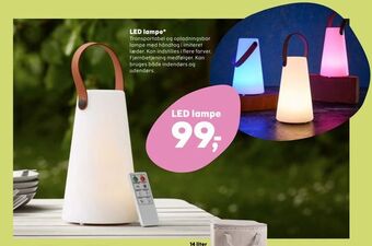 Kvickly LED lampe tilbud