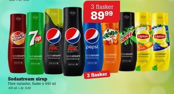 Sodastream sirup