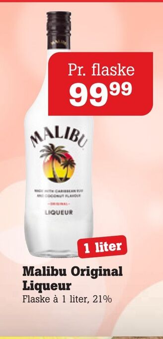 Poetzsch Padborg Malibu Original Liqueur tilbud