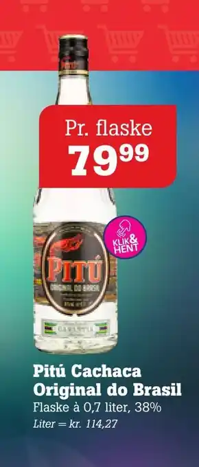 Pitú Cachaca Original do Brasil
