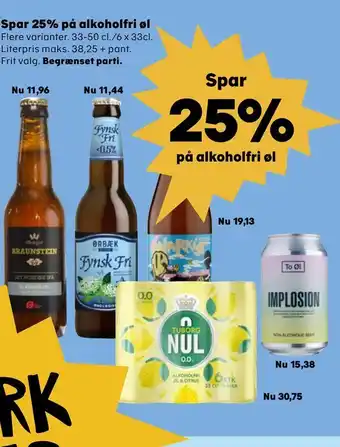 SuperBrugsen alkoholfri øl tilbud