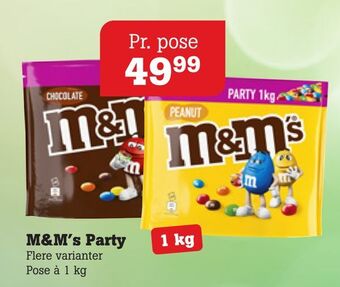 Poetzsch Padborg M&M's Party tilbud