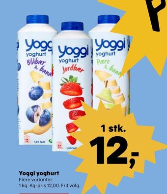 SuperBrugsen Yoggi yoghurt tilbud