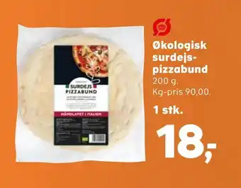 SuperBrugsen Økologisk surdejs pizzabund tilbud