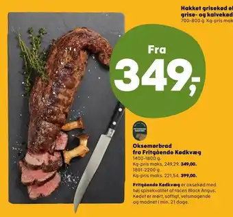 SuperBrugsen Oksemørbrad fra Fritgående Kødkvæg tilbud