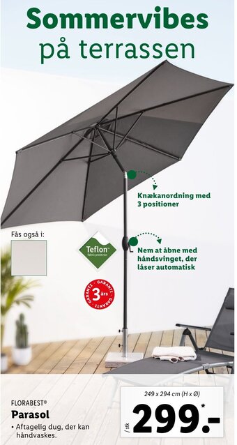 Lidl Parasol tilbud